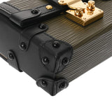 LOUIS VUITTON ルイヴィトン エピ ポルトフォイユ トランク ミニ カーキ レディース レザー ショルダーバッグ Aランク 中古 銀蔵
