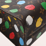 LOUIS VUITTON ルイヴィトン モノグラム オンザゴー PM 草間彌生コラボ ブラウン M46380 レディース モノグラムキャンバス ハンドバッグ Aランク 中古 銀蔵