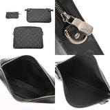 LOUIS VUITTON ルイヴィトン モノグラムエクリプス トリオメッセンジャー ブラック M69443 メンズ モノグラムキャンバス ショルダーバッグ Aランク 中古 銀蔵