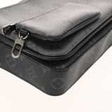 LOUIS VUITTON ルイヴィトン モノグラムエクリプス トリオメッセンジャー ブラック M69443 メンズ モノグラムキャンバス ショルダーバッグ Aランク 中古 銀蔵