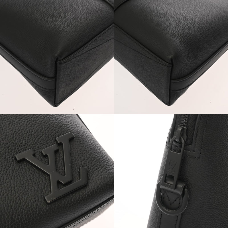 LOUIS VUITTON ルイヴィトン テイクオフ ブリーフケース 2WAY ノワール M59159 メンズ レザー ビジネスバッグ Aランク 中古 銀蔵