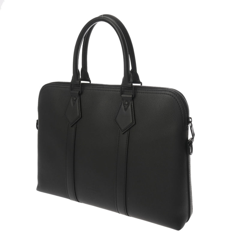 LOUIS VUITTON ルイヴィトン テイクオフ ブリーフケース 2WAY ノワール M59159 メンズ レザー ビジネスバッグ Aランク 中古 銀蔵