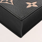 LOUIS VUITTON ルイヴィトン モノグラムアンプラント プティット サックプラ 2WAY ノワール/ベージュ M57937 レディース レザー ハンドバッグ Aランク 中古 銀蔵