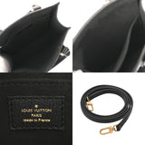 LOUIS VUITTON ルイヴィトン モノグラムアンプラント プティット サックプラ 2WAY ノワール/ベージュ M57937 レディース レザー ハンドバッグ Aランク 中古 銀蔵