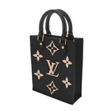 LOUIS VUITTON ルイヴィトン モノグラムアンプラント プティット サックプラ 2WAY ノワール/ベージュ M57937 レディース レザー ハンドバッグ Aランク 中古 銀蔵