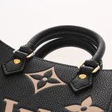 LOUIS VUITTON ルイヴィトン モノグラムアンプラント プティット サックプラ 2WAY ノワール/ベージュ M57937 レディース レザー ハンドバッグ Aランク 中古 銀蔵