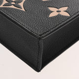 LOUIS VUITTON ルイヴィトン モノグラムアンプラント プティット サックプラ 2WAY ノワール/ベージュ M57937 レディース レザー ハンドバッグ Aランク 中古 銀蔵