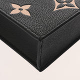 LOUIS VUITTON ルイヴィトン モノグラムアンプラント プティット サックプラ 2WAY ノワール/ベージュ M57937 レディース レザー ハンドバッグ Aランク 中古 銀蔵