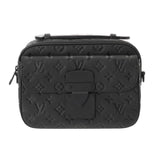 LOUIS VUITTON ルイヴィトン Sロック メッセンジャー トリヨンモノグラム ノワール M58489 メンズ ショルダーバッグ Aランク 中古 銀蔵