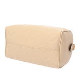 LOUIS VUITTON ルイヴィトン モノグラムアンプラント スピーディバンドリエール 20 クレーム M58954 レディース レザー ハンドバッグ 新同 中古 銀蔵