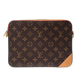 LOUIS VUITTON ルイヴィトン モノグラム ストライプ トリオメッセンジャー NIGOコラボ ブラウン M45965 レディース モノグラムキャンバス ショルダーバッグ Aランク 中古 銀蔵