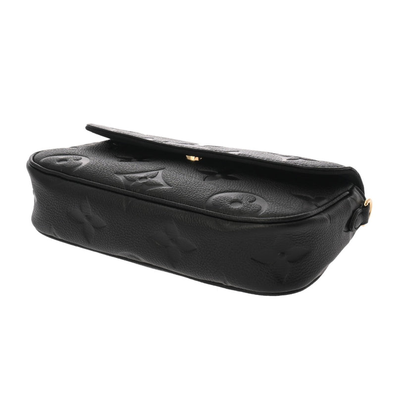 LOUIS VUITTON ルイヴィトン モノグラムアンプラント ウォレットオンチェーンアイビー ノワール M82154 レディース レザー ショルダーバッグ 新同 中古 銀蔵