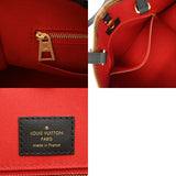 LOUIS VUITTON ルイヴィトン モノグラムリバース オンザゴー MM ブラウン M45321 レディース モノグラムキャンバス ハンドバッグ 新同 中古 銀蔵