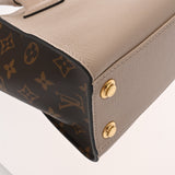 LOUIS VUITTON ルイヴィトン モノグラム オンマイサイド PM グレージュ M57729 レディース モノグラムキャンバス 2WAYバッグ Aランク 中古 銀蔵