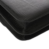 HERMES エルメス コンスタンス3 ミニ 18 ブラック Z刻印(2021年頃) レディース リザード ショルダーバッグ Aランク 中古 銀蔵