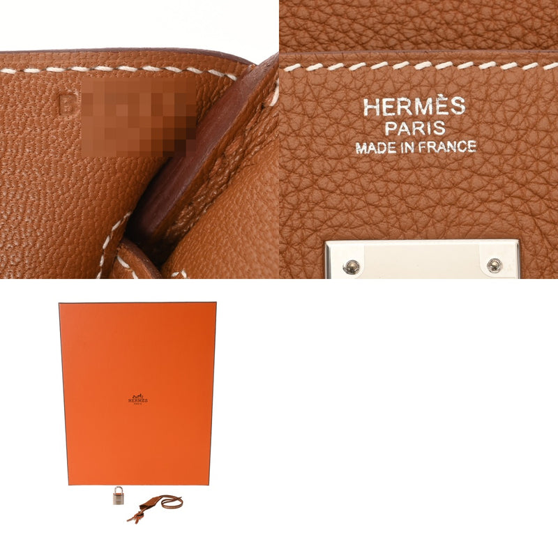 HERMES エルメス バーキン 30 ゴールド B刻印(2023年頃) レディース トゴ ハンドバッグ 未使用 銀蔵
