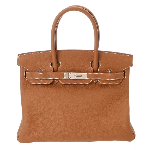 HERMES エルメス バーキン 30 ゴールド B刻印(2023年頃) レディース トゴ ハンドバッグ 未使用 銀蔵