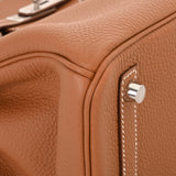 HERMES エルメス バーキン 30 ゴールド B刻印(2023年頃) レディース トゴ ハンドバッグ 未使用 銀蔵