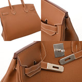HERMES エルメス バーキン 30 ゴールド B刻印(2023年頃) レディース トゴ ハンドバッグ 未使用 銀蔵