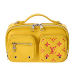 LOUIS VUITTON ルイヴィトン ユーティリティ クロスボディ ジョーヌ M58652 レディース カーフ ショルダーバッグ Aランク 中古 銀蔵