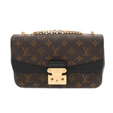 LOUIS VUITTON ルイヴィトン モノグラム サックマルソー ブラウン/ノワール M46126 レディース モノグラムキャンバス ショルダーバッグ Aランク 中古 銀蔵