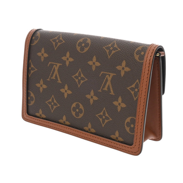 LOUIS VUITTON ルイヴィトン モノグラムリバース ポルトフォイユドーフィーヌ ブラウン M68746 レディース モノグラムキャンバス ショルダーバッグ Aランク 中古 銀蔵