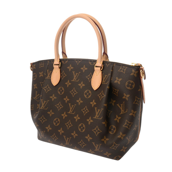 LOUIS VUITTON ルイヴィトン モノグラム テュレン PM ブラウン M48813 レディース モノグラムキャンバス ハンドバッグ 新同 中古 銀蔵