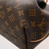 LOUIS VUITTON ルイヴィトン モノグラム テュレン PM ブラウン M48813 レディース モノグラムキャンバス ハンドバッグ 新同 中古 銀蔵