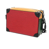 LOUIS VUITTON ルイヴィトン エピ ミニ ソフトトランク グリーン/レッド/イエロー M68721 レディース エピレザー ショルダーバッグ 新同 中古 銀蔵