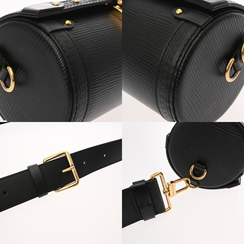 LOUIS VUITTON ルイヴィトン エピ パピヨントランク 2WAY ノワール M58655 レディース エピレザー ショルダーバッグ Aランク 中古 銀蔵
