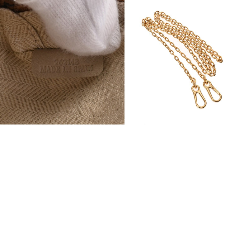 LOEWE ロエベ アマソナ ナノ レッド/ベージュ A039U96X02 レディース カーフ ショルダーバッグ Aランク 中古 銀蔵