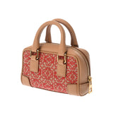 LOEWE ロエベ アマソナ ナノ レッド/ベージュ A039U96X02 レディース カーフ ショルダーバッグ Aランク 中古 銀蔵