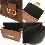 LOUIS VUITTON ルイヴィトン モノグラムリバース ドーフィーヌ MINI 旧型 ブラウン M44580 レディース モノグラムキャンバス ショルダーバッグ Aランク 中古 銀蔵