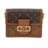 LOUIS VUITTON ルイヴィトン モノグラムリバース ドーフィーヌ MINI 旧型 ブラウン M44580 レディース モノグラムキャンバス ショルダーバッグ Aランク 中古 銀蔵