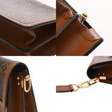 LOUIS VUITTON ルイヴィトン モノグラムリバース ドーフィーヌ MINI 旧型 ブラウン M44580 レディース モノグラムキャンバス ショルダーバッグ Aランク 中古 銀蔵
