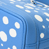 LOUIS VUITTON ルイヴィトン モノグラムアンプラント ナノノエ LV×YK 草間彌生 2WAY ブルークレール M81985 ボーイズ レザー ハンドバッグ 未使用 銀蔵