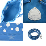 LOUIS VUITTON ルイヴィトン モノグラムアンプラント ナノノエ LV×YK 草間彌生 2WAY ブルークレール M81985 ボーイズ レザー ハンドバッグ 未使用 銀蔵