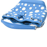 LOUIS VUITTON ルイヴィトン モノグラムアンプラント ナノノエ LV×YK 草間彌生 2WAY ブルークレール M81985 ボーイズ レザー ハンドバッグ 未使用 銀蔵