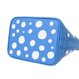 LOUIS VUITTON ルイヴィトン モノグラムアンプラント ナノノエ LV×YK 草間彌生 2WAY ブルークレール M81985 ボーイズ レザー ハンドバッグ 未使用 銀蔵