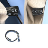 GUCCI グッチ バンブー ブルー 702106 レディース レザー ショルダーバッグ 新同 中古 銀蔵