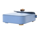 GUCCI グッチ バンブー ブルー 702106 レディース レザー ショルダーバッグ 新同 中古 銀蔵