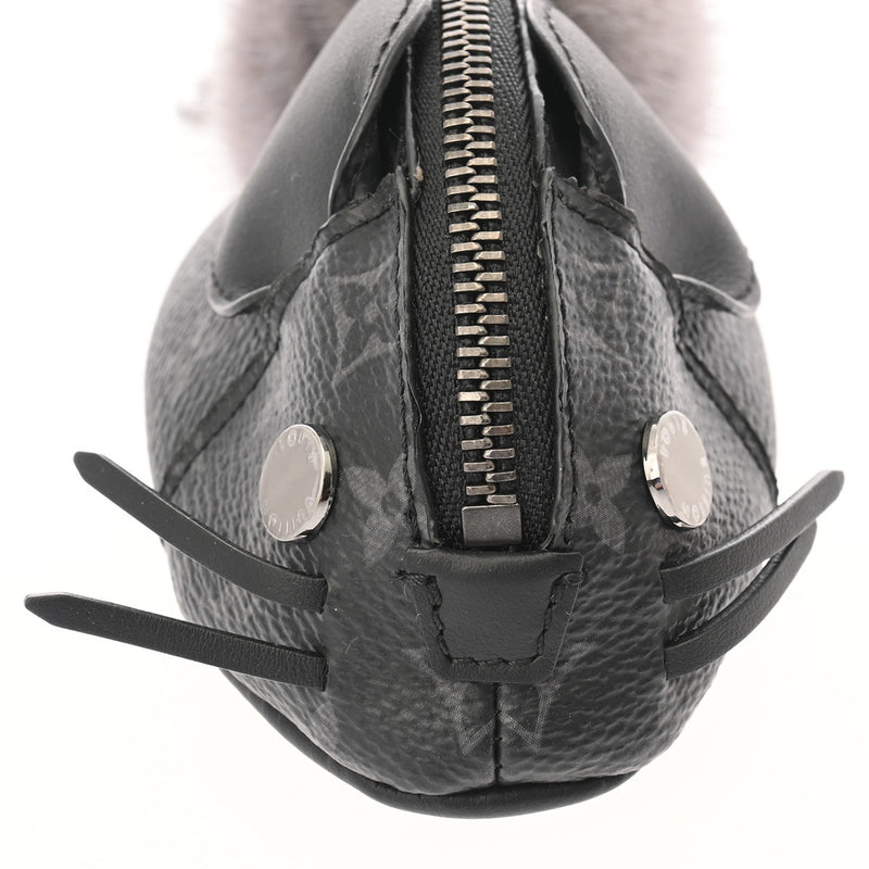 LOUIS VUITTON ルイヴィトン モノグラムエクリプス LVチンチラ キーリング ブラック M00962 メンズ モノグラムエクリプス ポーチ Aランク 中古 銀蔵