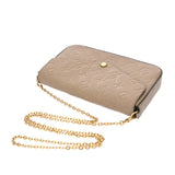 LOUIS VUITTON ルイヴィトン モノグラムアンプラント ポシェットフェリシー 旧型 トゥルトレール M68697 レディース レザー ショルダーバッグ Aランク 中古 銀蔵