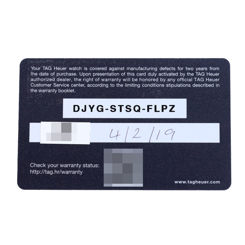 タグホイヤー カレラ ホイヤー02 フラグメント 藤原ヒロシ 500本限定 CBK221A.EB0171 ブラック メンズ 腕時計 自動巻き 中古 銀蔵