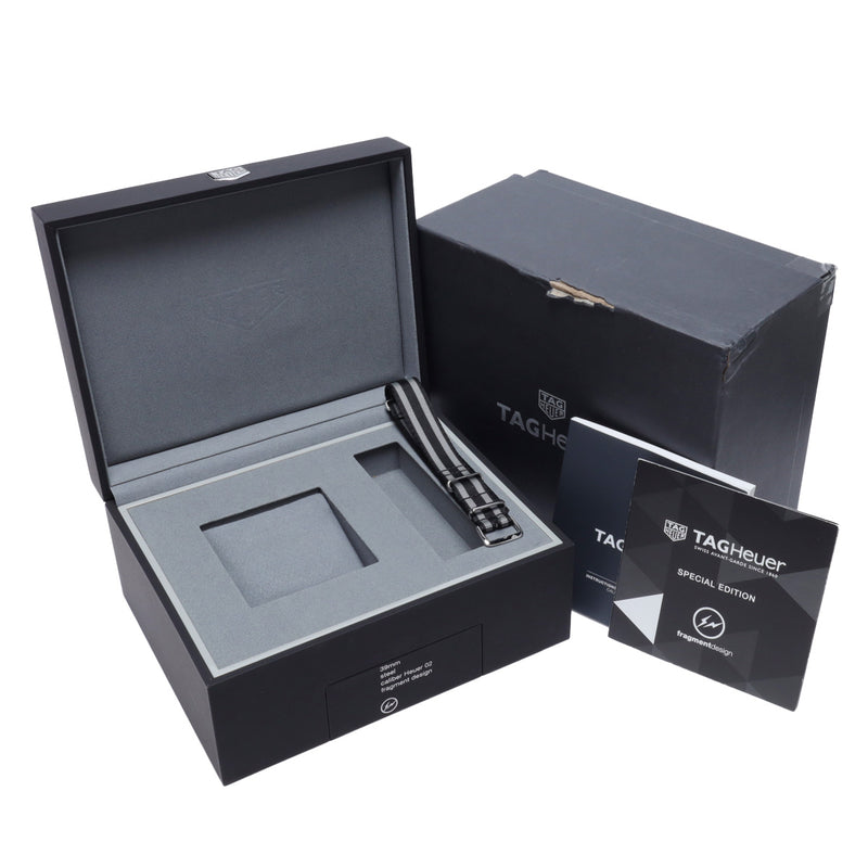 タグホイヤー カレラ ホイヤー02 フラグメント 藤原ヒロシ 500本限定 CBK221A.EB0171 ブラック メンズ 腕時計 自動巻き 中古 銀蔵