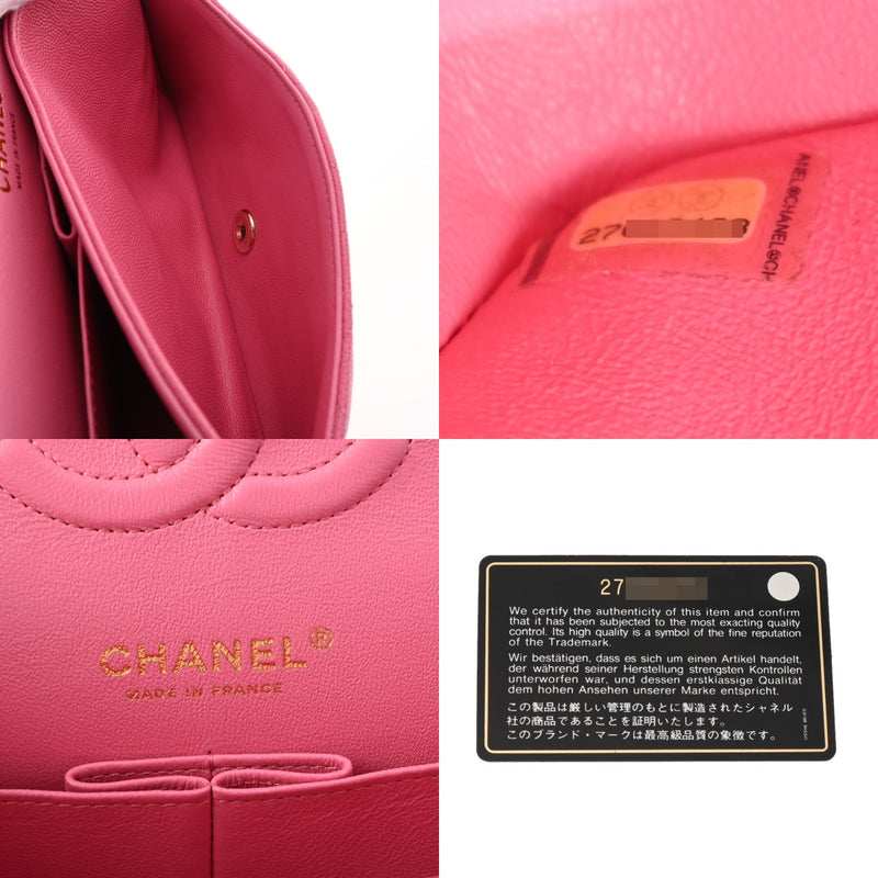 CHANEL シャネル マトラッセ チェーンショルダー 25cm Wフラップ