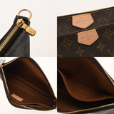 LOUIS VUITTON ルイヴィトン モノグラム ミュルティ ポシェット アクセソワール カーキ M44813 レディース モノグラムキャンバス ショルダーバッグ Aランク 中古 銀蔵