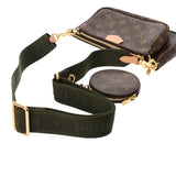LOUIS VUITTON ルイヴィトン モノグラム ミュルティ ポシェット アクセソワール カーキ M44813 レディース モノグラムキャンバス ショルダーバッグ Aランク 中古 銀蔵