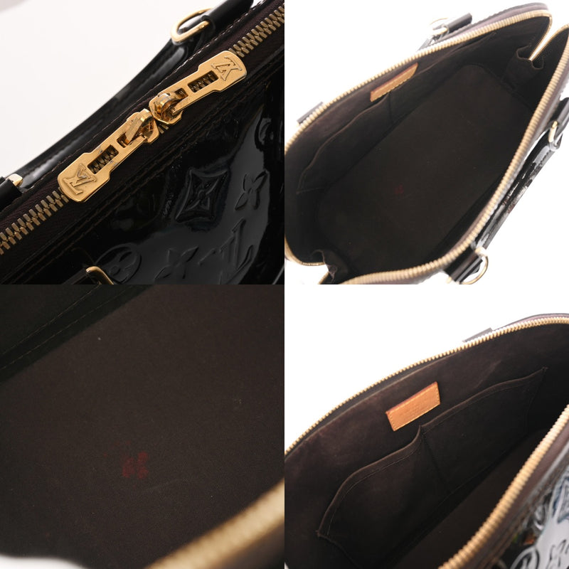 LOUIS VUITTON ルイヴィトン モノグラムヴェルニ アルマ PM アマラント M91611 レディース モノグラムヴェルニ ハンドバッグ Bランク 中古 銀蔵