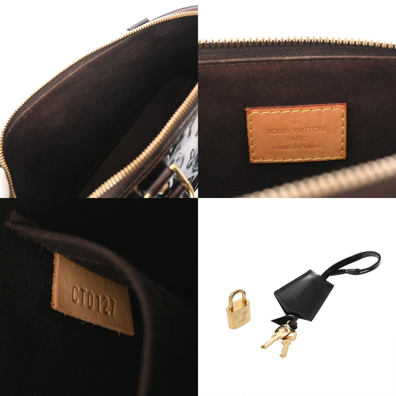 LOUIS VUITTON ルイヴィトン モノグラムヴェルニ アルマ PM アマラント M91611 レディース モノグラムヴェルニ ハンドバッグ Bランク 中古 銀蔵